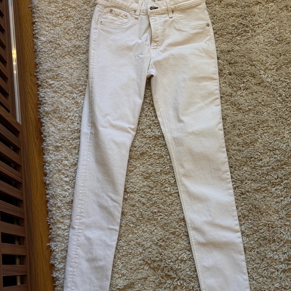 Rag & Bone White Skinny Jeans Classic Style
